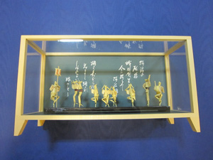 阿波踊り竹人形　ケース入り(9人)